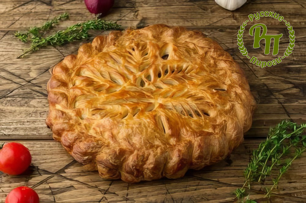 Пирог с мясом и картофелем