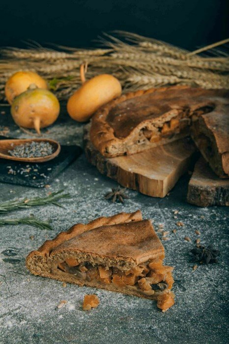 Пирог с пареной репой