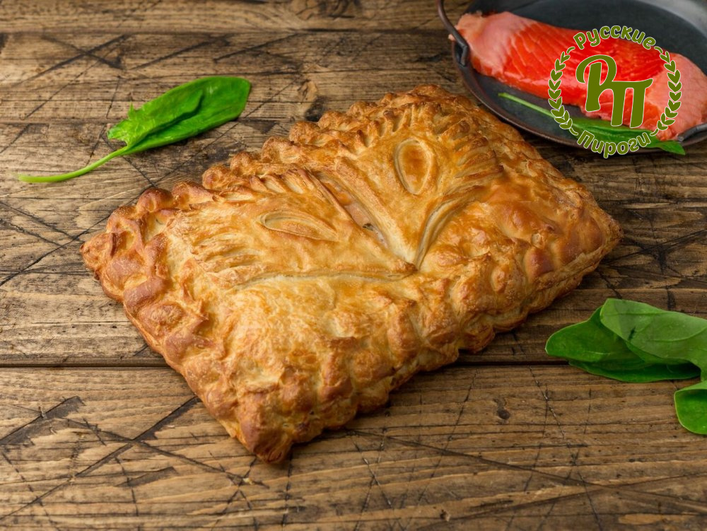 Пирог с сёмгой