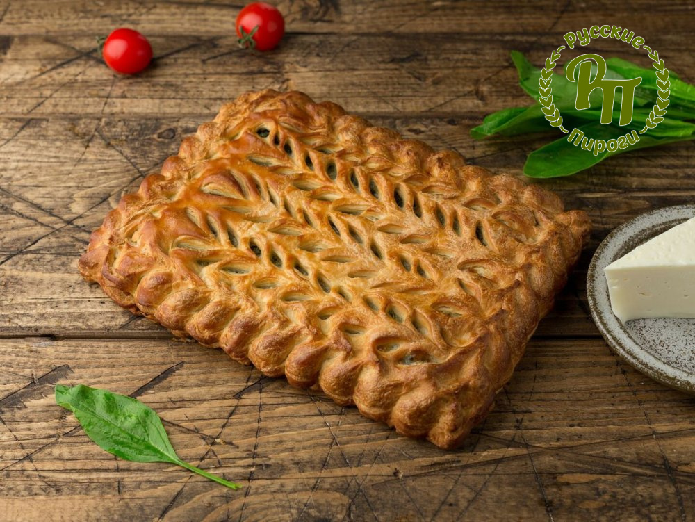 Пирог с сыром и шпинатом