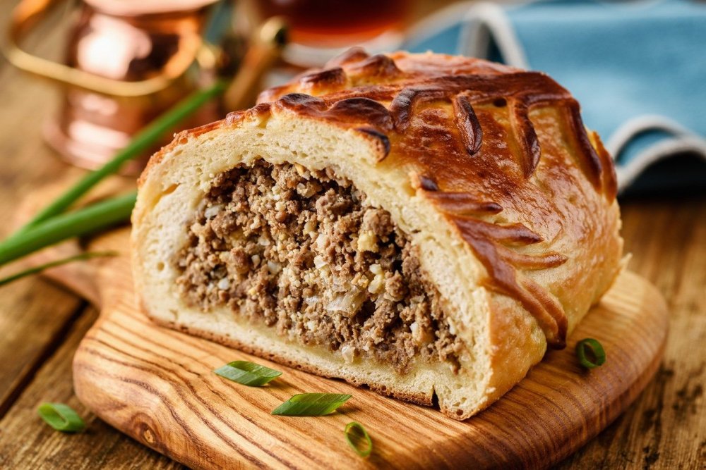 Пирог с телятиной