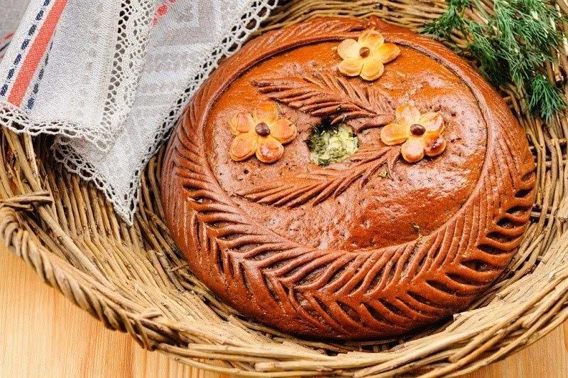Пирог с ветчиной и сыром