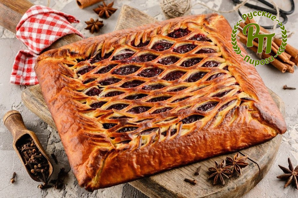 Пирог вишнёвый глинтвейн