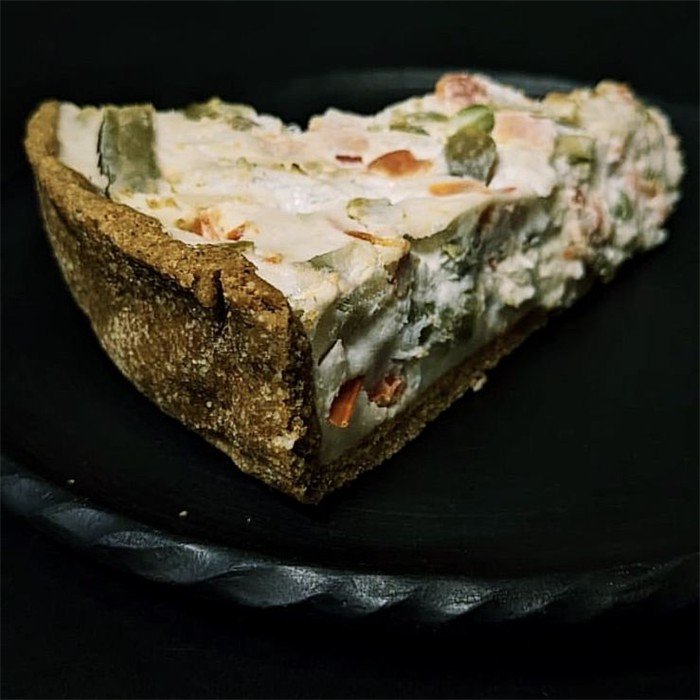 Пирог заливной Киш "Овощное рагу"