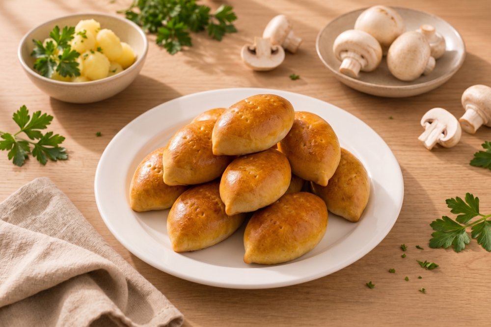 Пирожки "Картофель и грибы" 400 гр