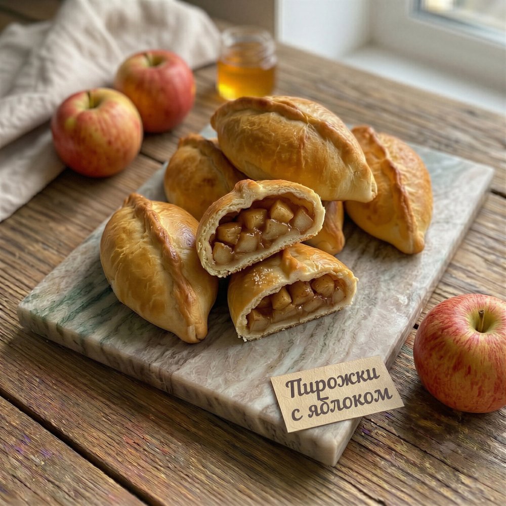 Пирожки с яблоком 550г