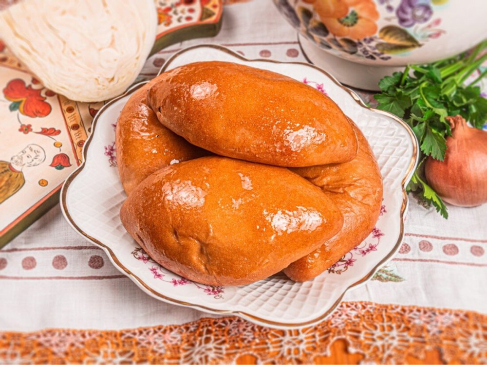 Пирожки с капустой 10 шт