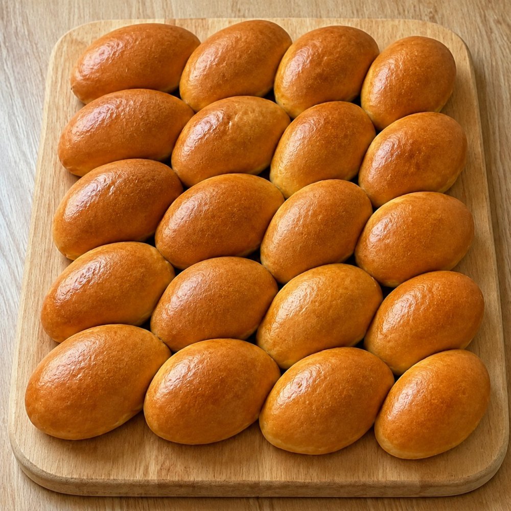 Пирожки с капустой и яйцом, 20 шт.