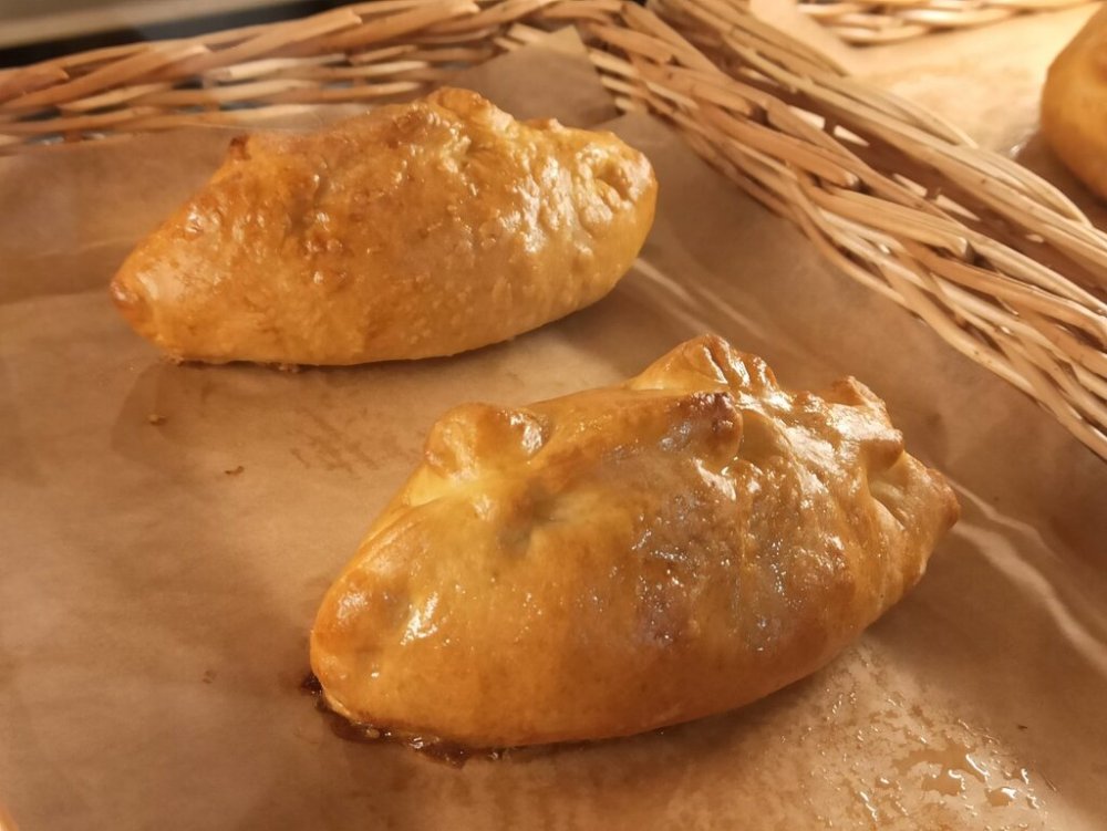 Пирожки с капустой и яйцом 5 шт