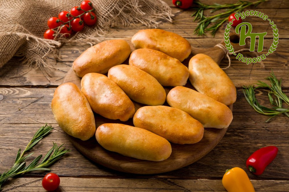 Пирожки с картофелем и грибами 10 шт