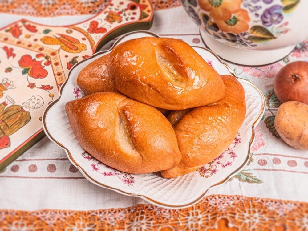 Пирожки с картошкой 10 шт