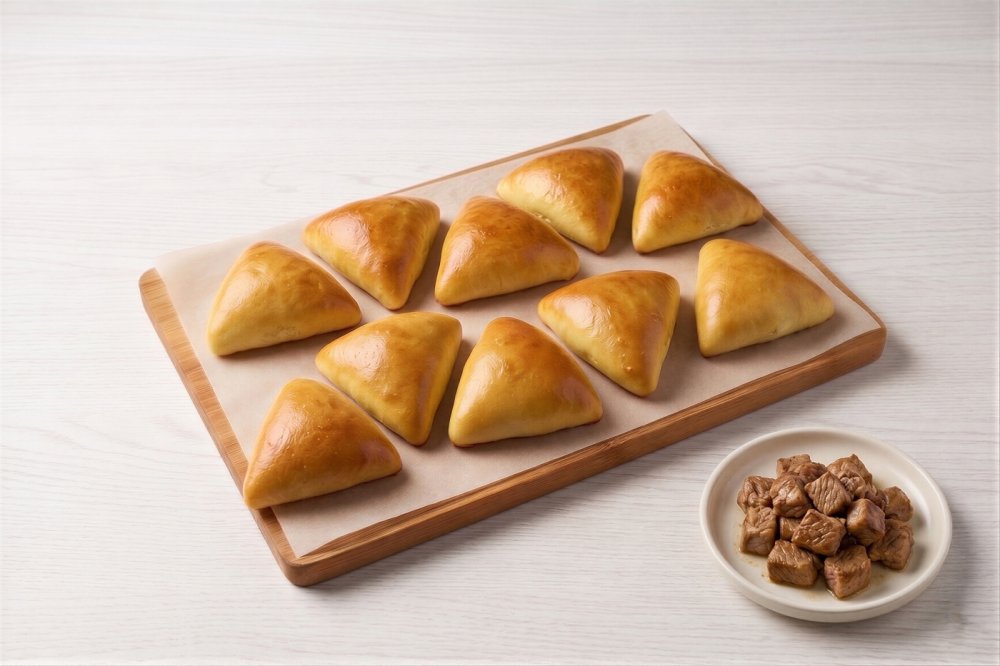 Пирожки с мясом 500гр