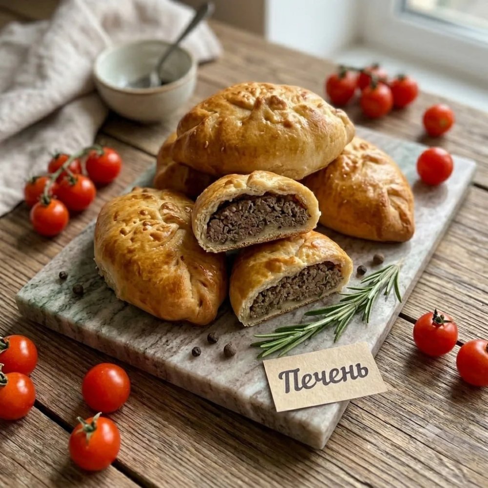 Пирожки с печенью 500г
