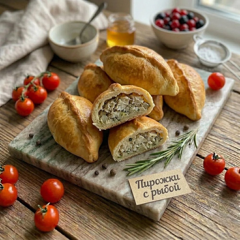 Пирожки с рыбой 550г