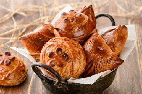 Пирожки с сёмгой