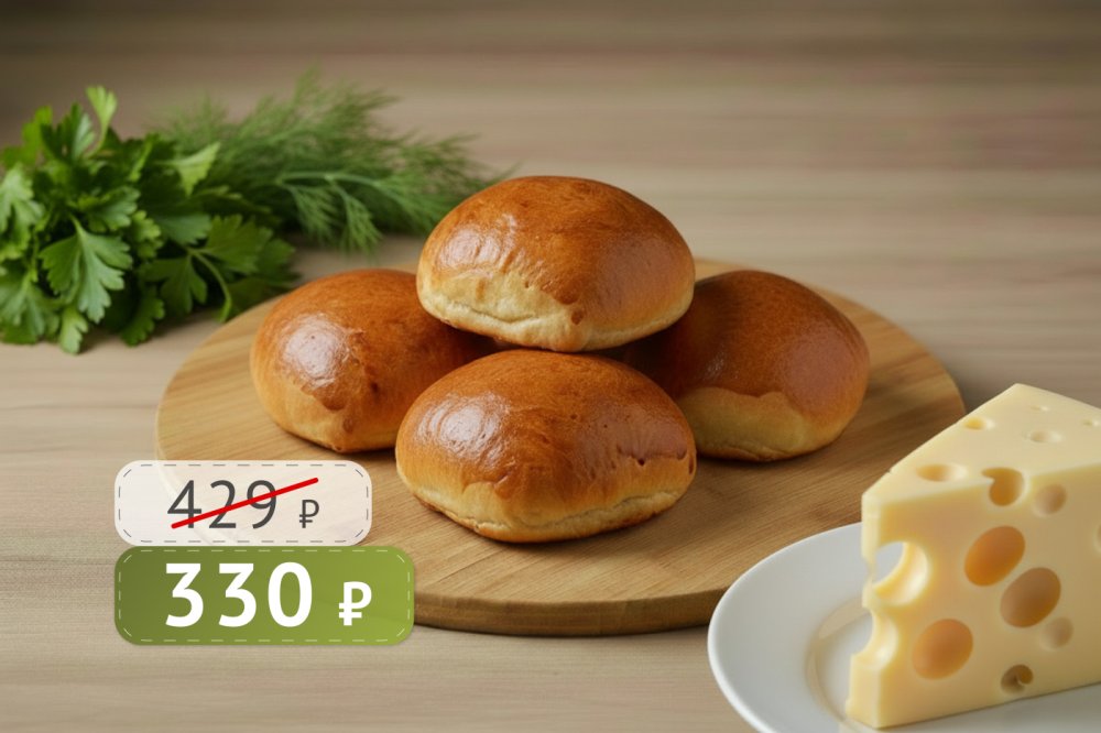 Пирожки с сыром и зеленью