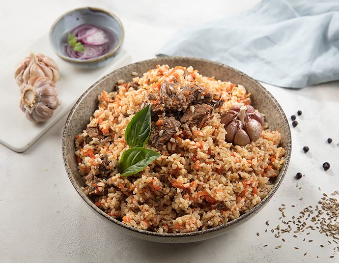 Плов с говядиной
