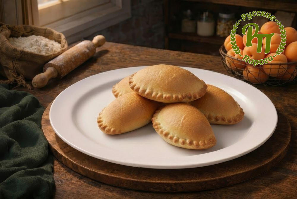 Постные пирожки с абрикосом 5 шт