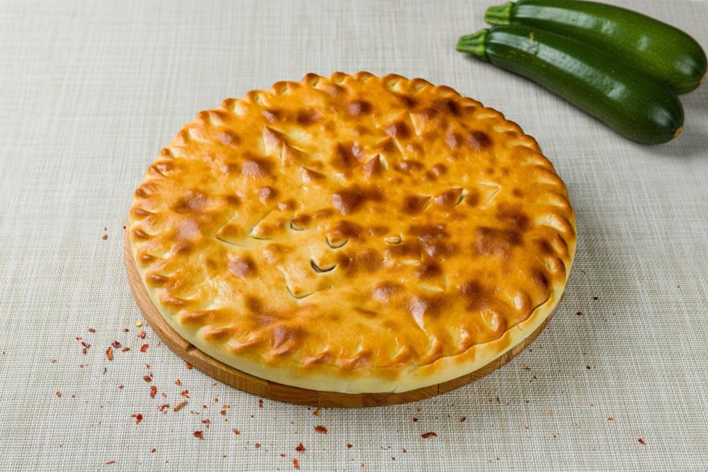 Осетинский пирог с кабачками
