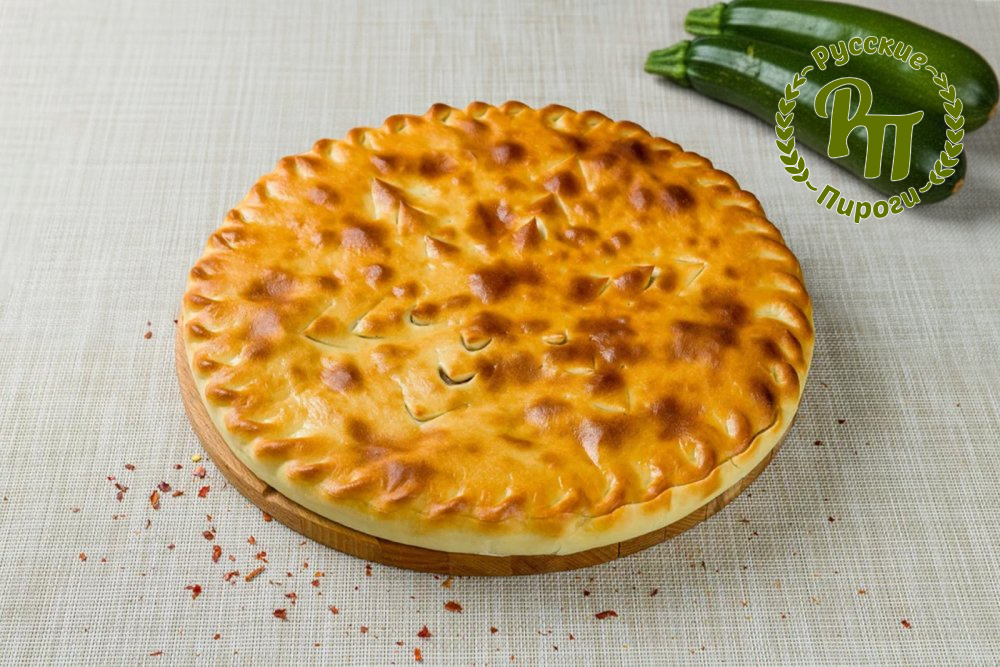 Постный осетинский пирог с кабачками