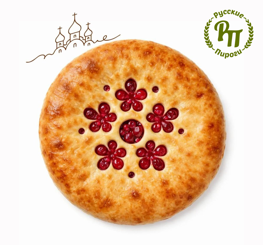 Постный пирог с вишней