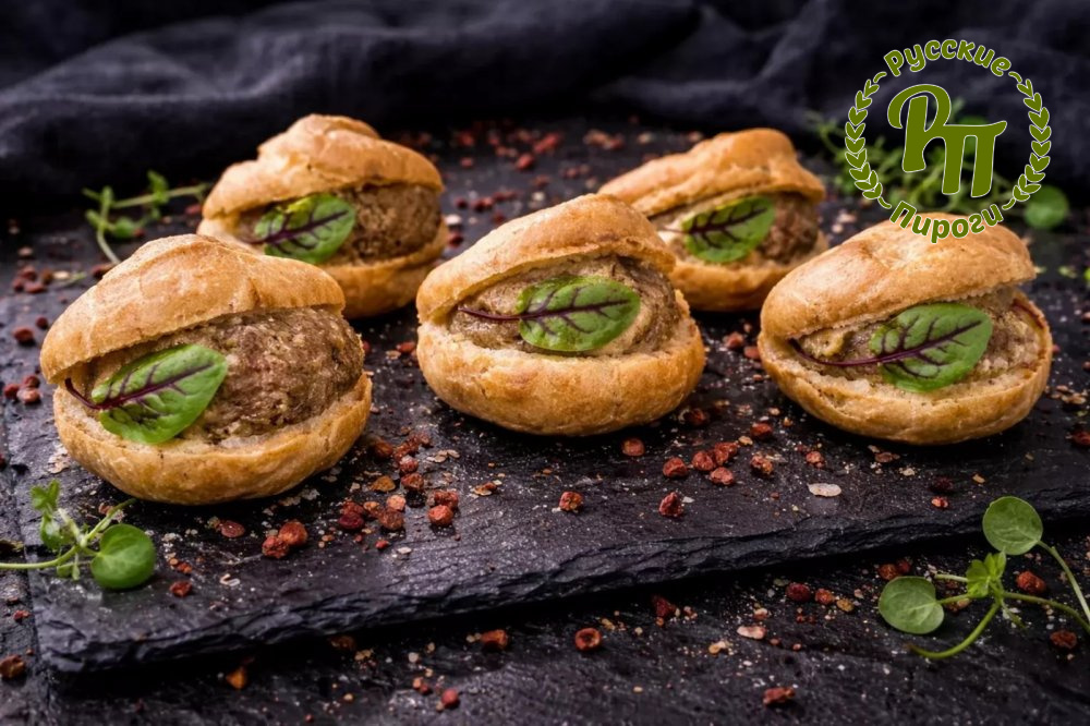 Профитроли с печенью