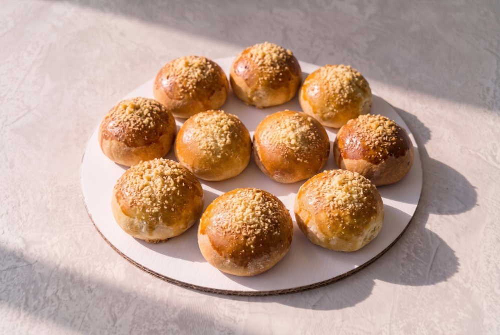 Пирожки с творожной начинкой и ноткой цитрусовых, 10 шт.