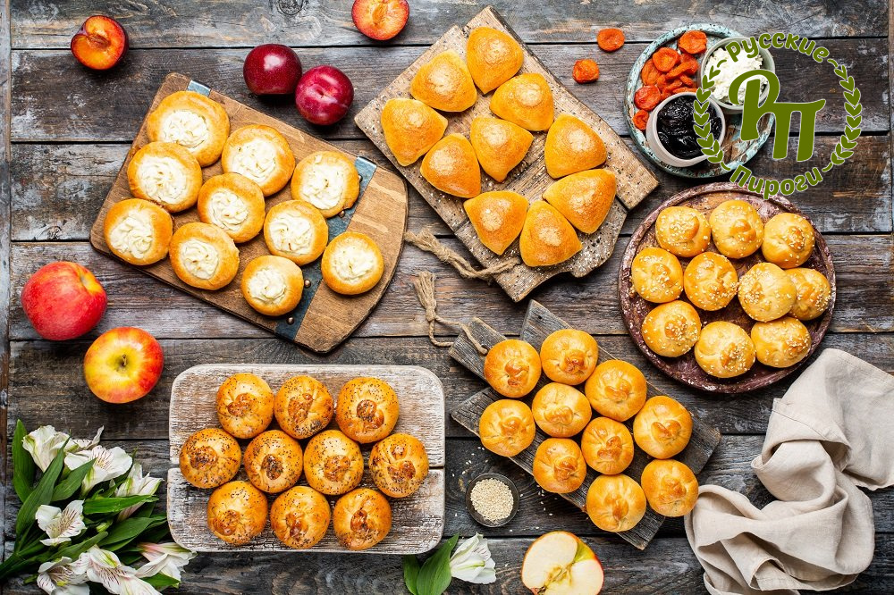 СЕТ "Родные люди" на 4-6 персон, 50 пирожков сладких