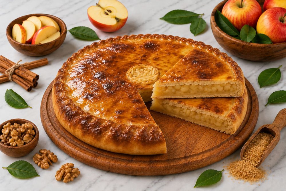 Сладкий пирог с яблоками, 1 шт.