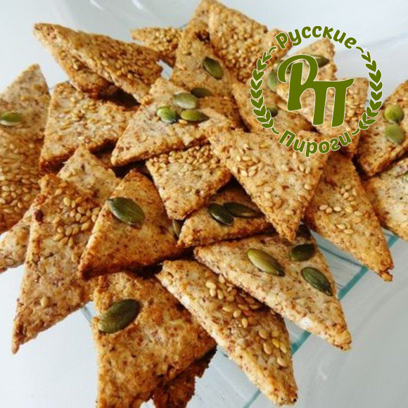 Снеки с сыром и семечками