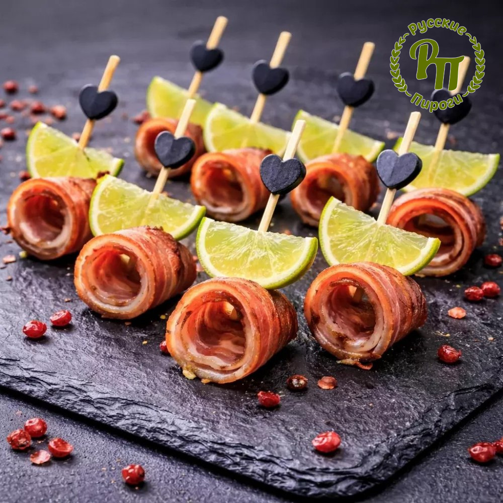 Шпажки "Лайм и бекон"