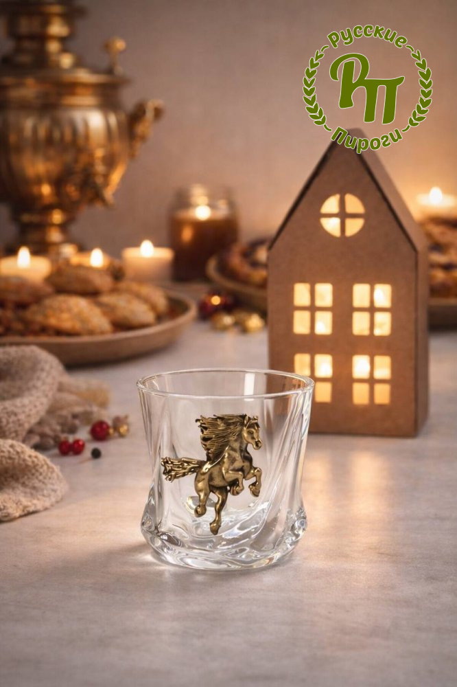 Стакан для воды и сока "Огненный конь" 1 шт