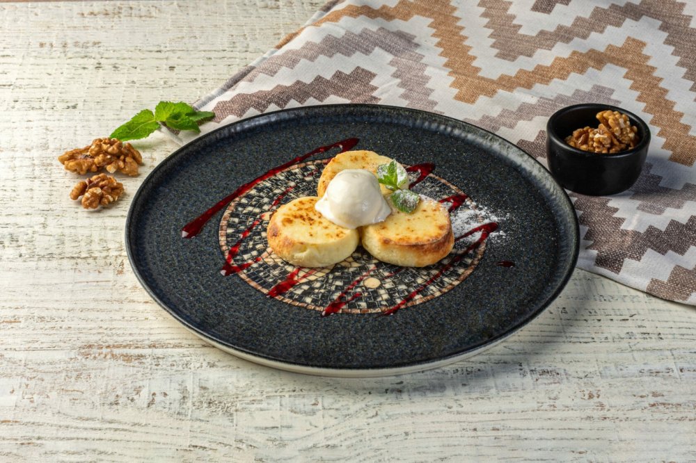 Сырники на рисовой муке со сгущенкой