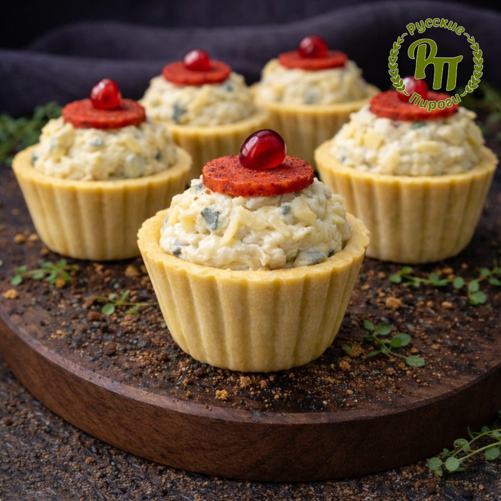 Тарт «Три Сыра Гранат» 60 шт