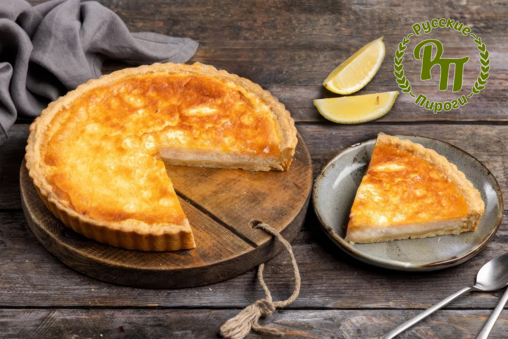 Тарт творожно-лимонный