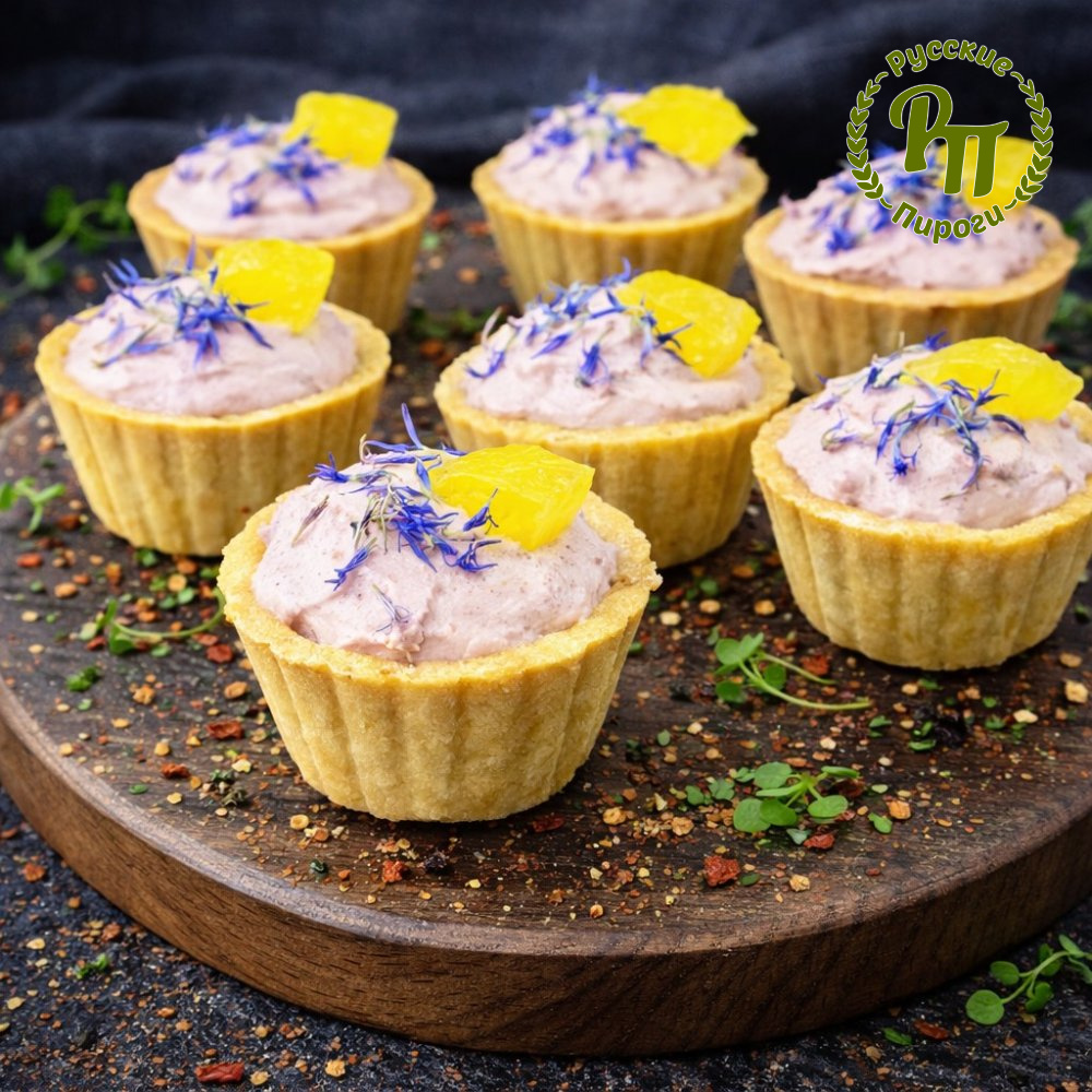 Тарт "Ветчина и василёк" 60 шт