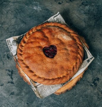 Банановый пирог с шоколадом