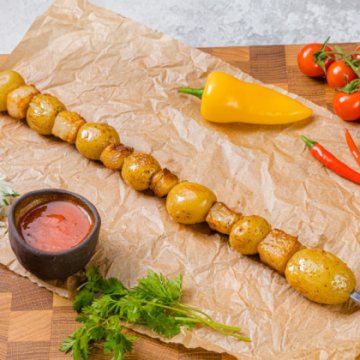 Беби картофель гриль