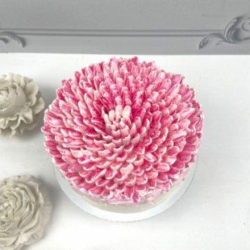 Бенто торт «Хризантема»