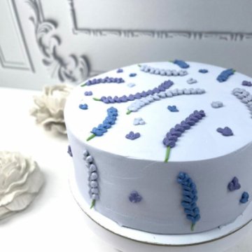 Бенто торт «Лавандовое настроение»