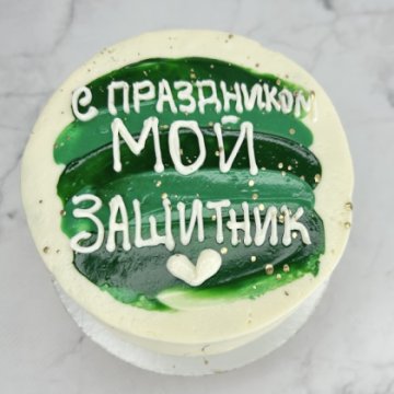 Бенто торт "Моему защитнику"
