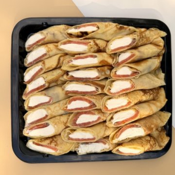 Блинчики филадельфия с сёмгой