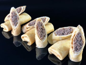 Блинчики с фаршем из говядины 6 шт