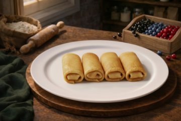 Блинчики с лесными ягодами 4 шт