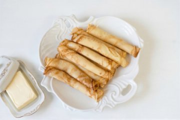 Блинчики с маслом 10 шт