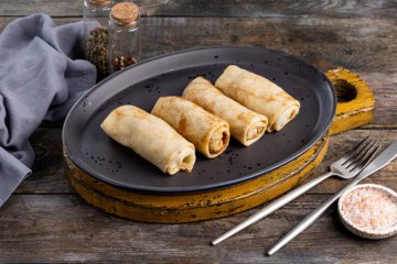 Блинчики с мясом (4шт) 