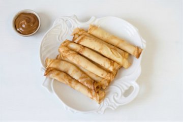 Блинчики со сгущенкой 10 шт