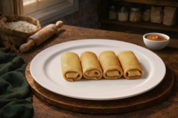 Блинчики со сгущенкой 4 шт