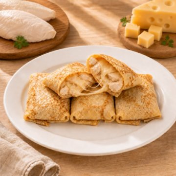 Блины «Курица и сыр»