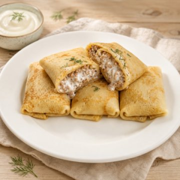 Блины "Мясные со сметаной" 4 шт